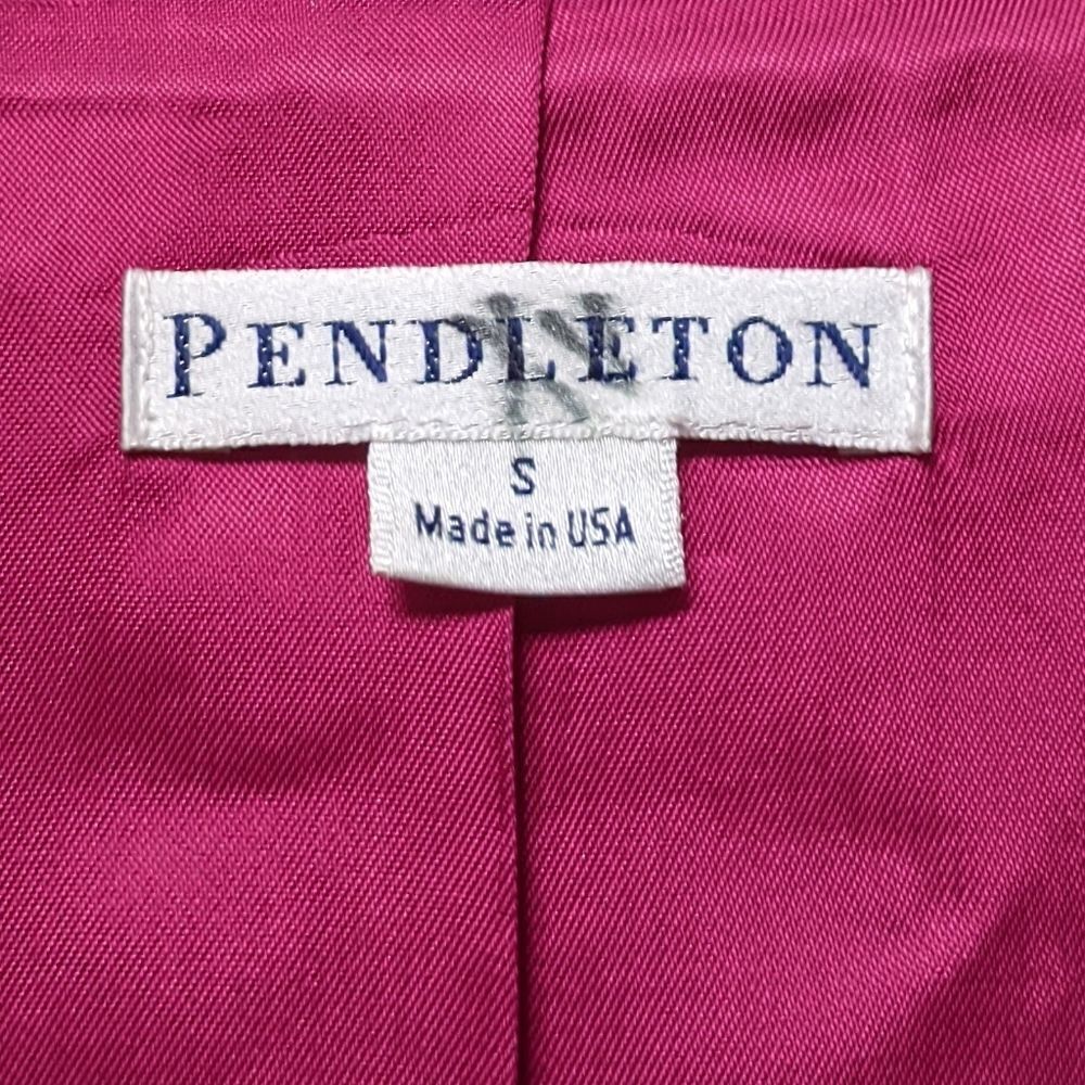 Pendleton Virgin Wool Cropped Jacket S - image 3